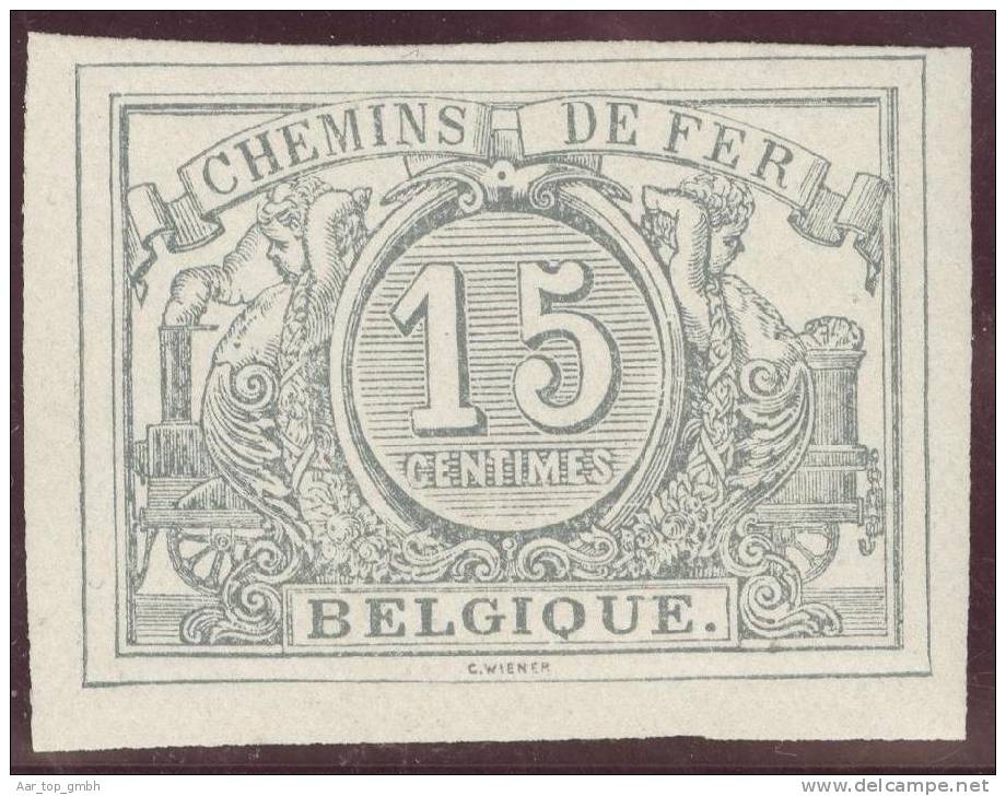 Belgien Eisenbahn 1882 Bahn Probedruck - Mint