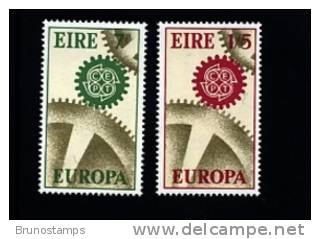 IRELAND/EIRE - 1967  EUROPA  SET MINT NH - Unused Stamps