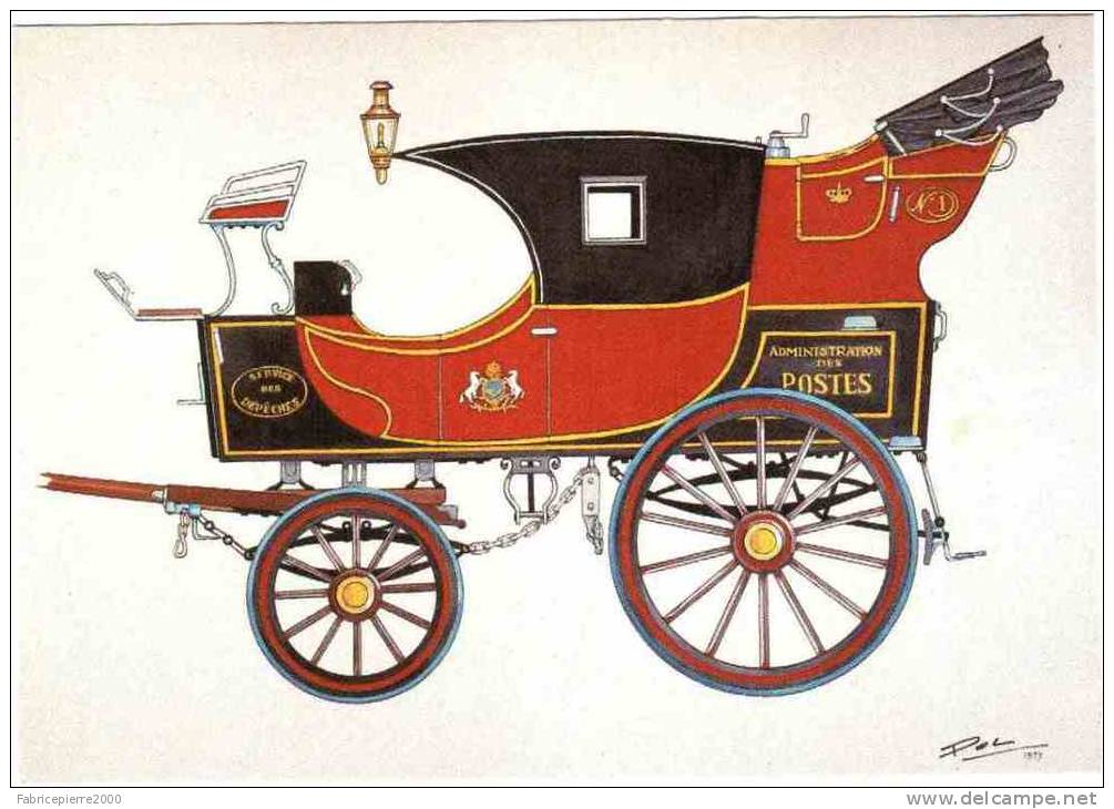 CPM 68 (Haut-Rhin) Riquewihr, Musée D'histoire Des P.T.T. D'Alsace - Malle Poste "Briska" 1873, Par Bruckmann - Poste & Facteurs