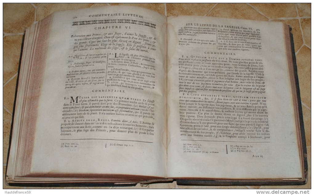 Book, Boek,libro, 1713  EMERY Ed - RP CALMET - COMMENTAIRE LITTERAL Sur Tous Les LIVRES De L´ancien Et Nouveau TESTAMENT - 1801-1900