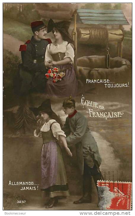 COEUR DE FRANCAISE: Alsacienne Militaire Francais (Francaise ...toujours)  Alsa Militaire Allemand(allemande . Jamais) - Alsace