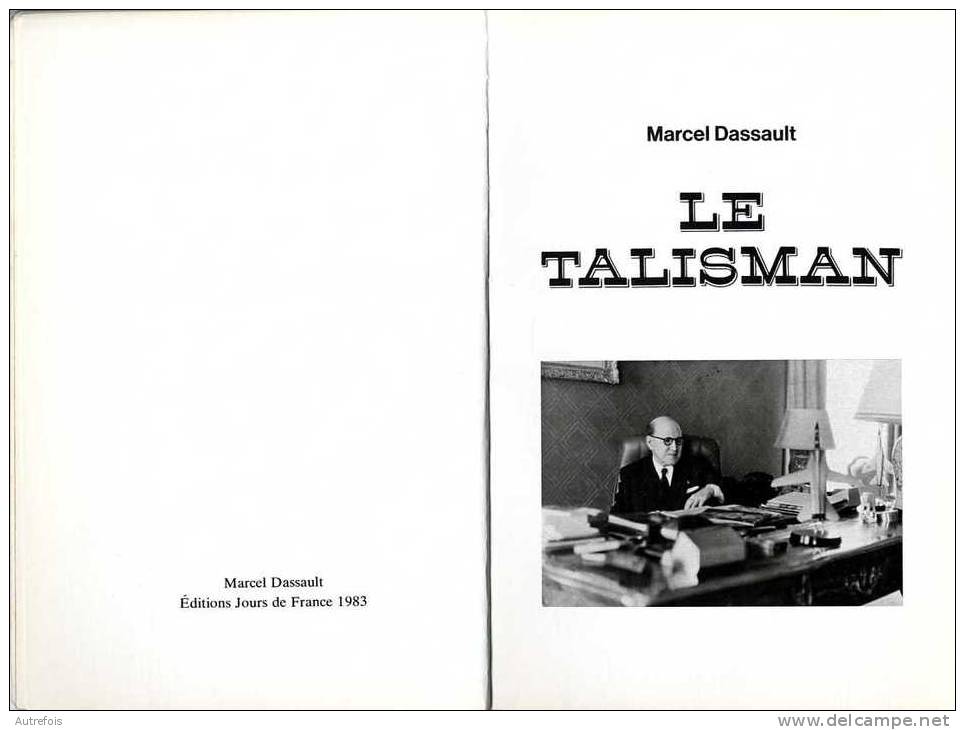 MARCEL DASSAULT  -  LE TALISMAN - Avion