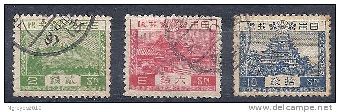 130101691  JAPON  YVERT  Nº  191/193 - Used Stamps