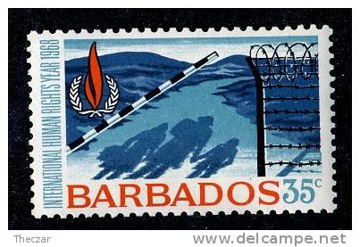 257)  BARBADOS 1968  SG.#380  (*) - Barbades (...-1966)