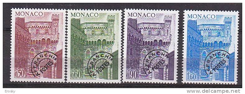 Q7320 - MONACO PREO Yv N°38/41 ** - Preobliterati