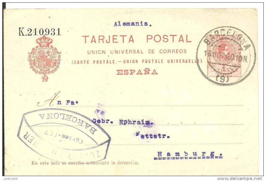 E.POSTAL COMERCIAL - 1850-1931