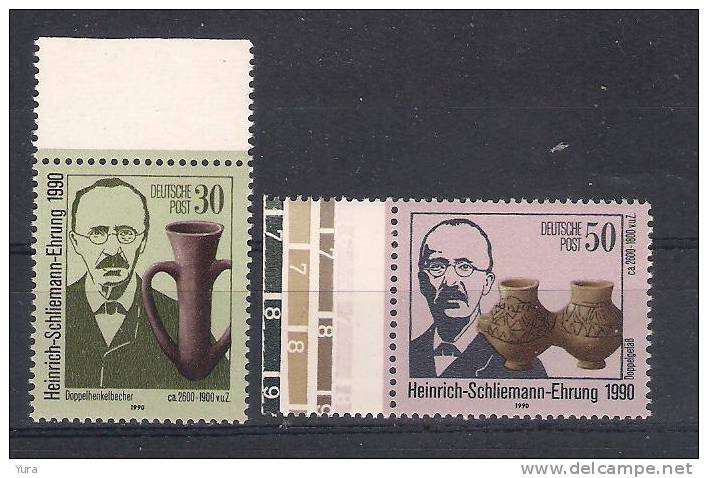 DDR   1990     Mi Nr 3364/5 MNH  (a3p26) - Unused Stamps