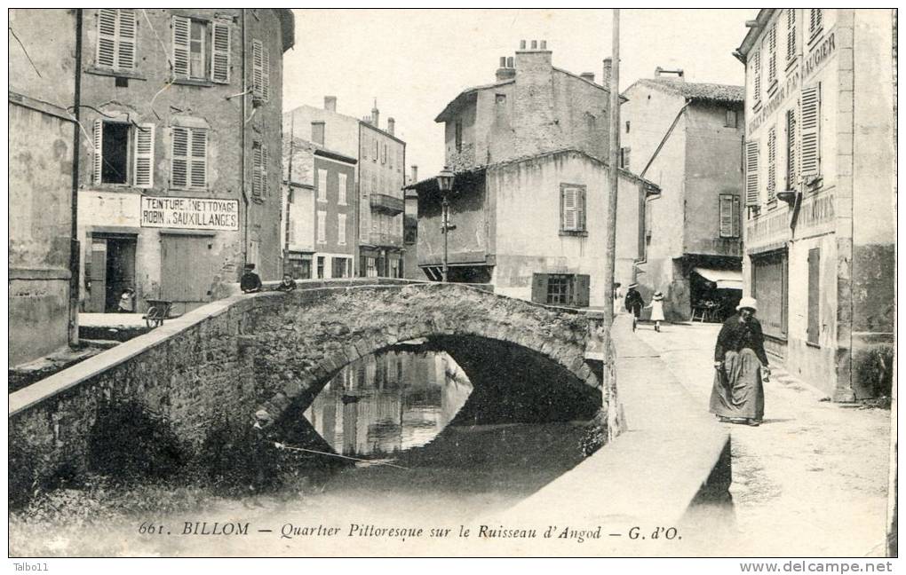 Billom - Quartier Pittoresque Sur Le Ruisseau D'Angod - Autres & Non Classés