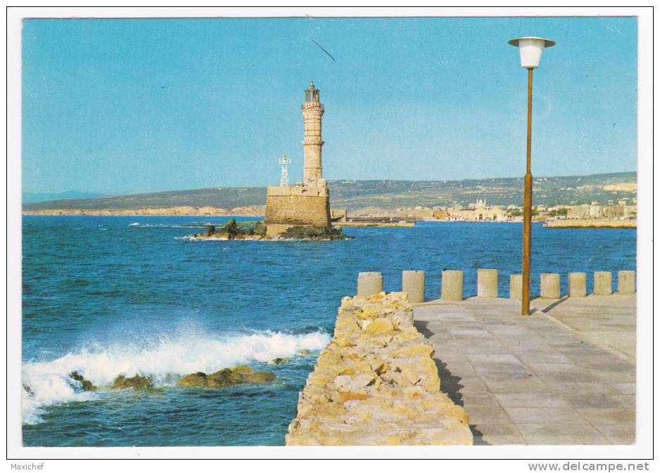 La Canée - Le Port (phare) - A Circulé En 1973 Sous Enveloppe - Grèce