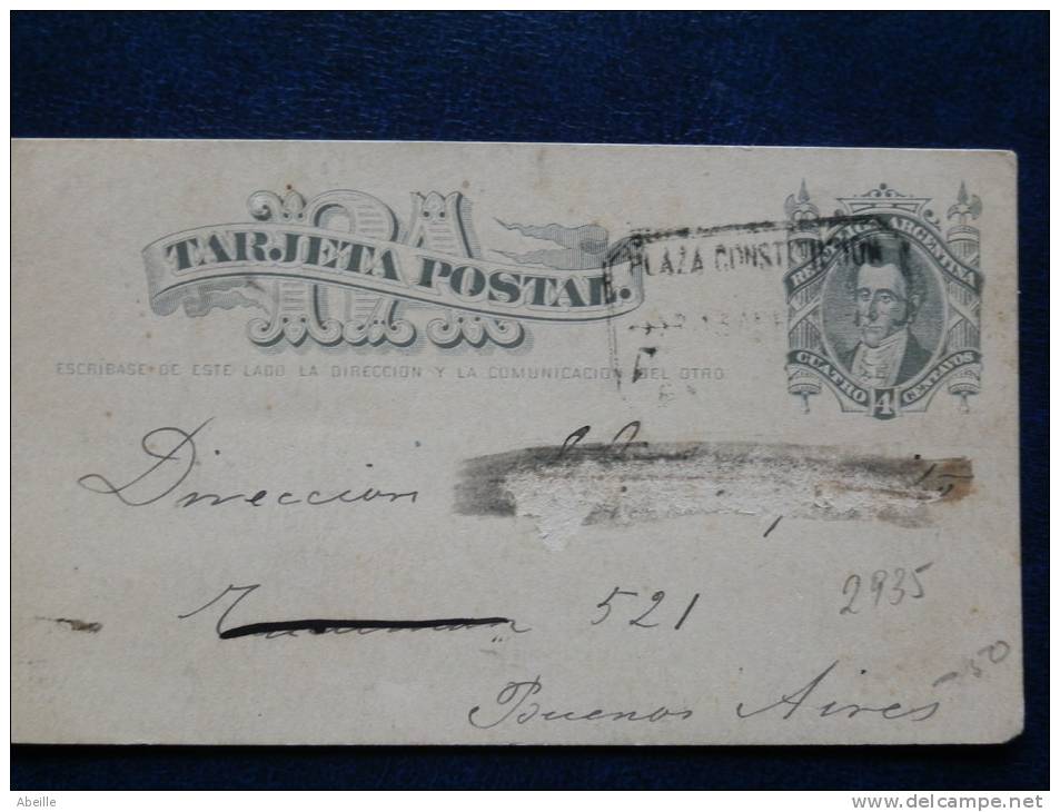 A2935   CP  1889 - Postal Stationery