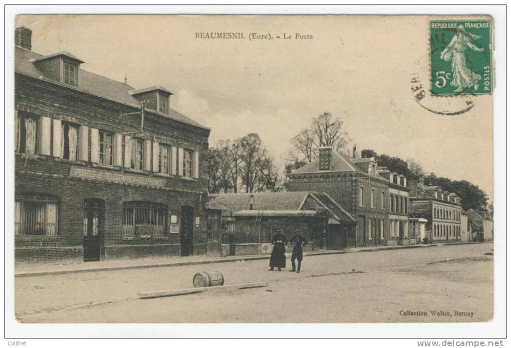 27 - Beaumesnil         La Poste - Beaumesnil