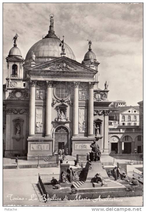 Carte Photo - Torino Turin - Piedmonte- Basilica Maria Ausiliatrice - Église Church - Ed. Dottrina Cristiana - État TB - Churches