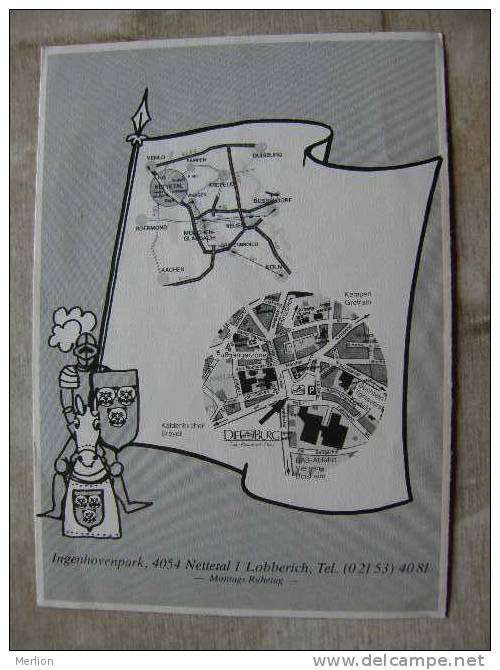 Die Burg - Ingenhovenpark  -Nettetal  1    Lobberich    Advertising Paper Item   D99387 - Nettetal