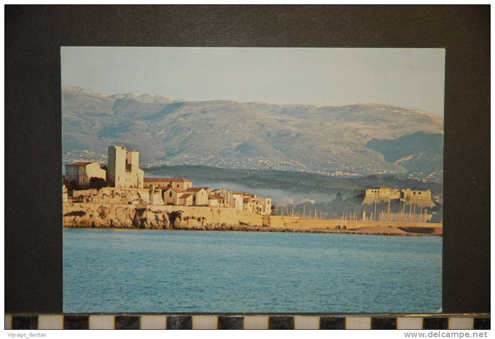 CP, 06, Antibes Au Lever Du Jour Les Remparts La Vieille Ville Le Fort Carré Editions Elbe - Antibes