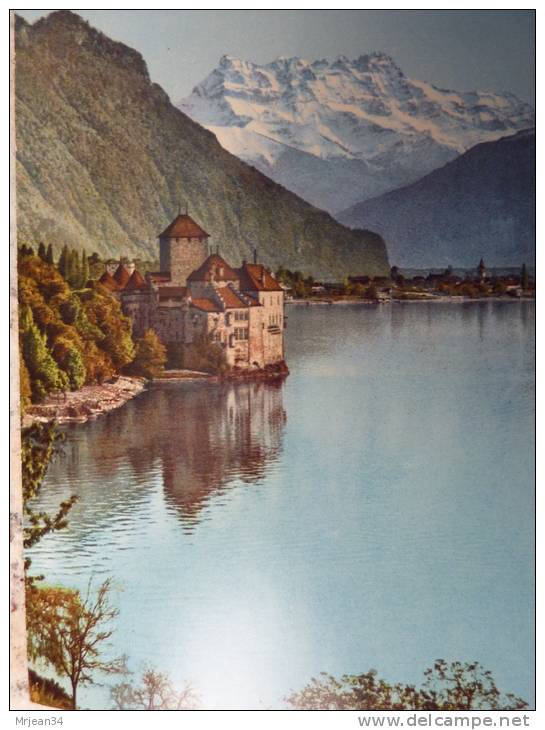 CH SUISSE VD CHATEAU De CHILLON Et Les Dents Du Midi Montreux - Montreux