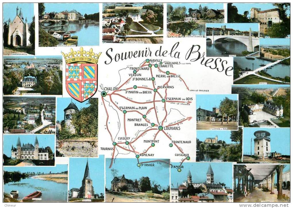 SOUVENIR DE LA BRESSE CARTE MULTIVUES - Other