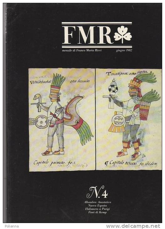 M#R0004 - FMR 1982/ALHAMBRA/ARTE AZTECA MESSICO CODICE FIORENTINO/DE CHIRICO/FIORI DI KEMP - Art, Design, Décoration