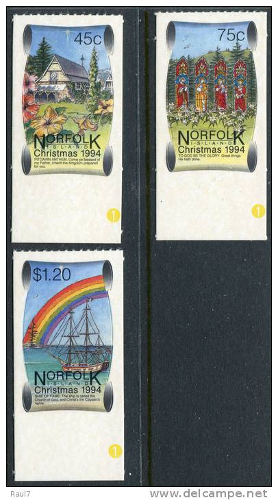 NORFOLK - 1994 - Noël 1994 - 3v Neufs *** // Mnh - Ile Norfolk