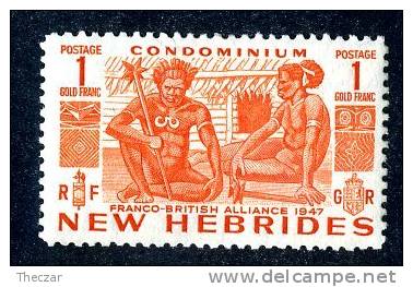 293)  NEW HEBRIDES  1953   SG.#76  (*) - Other & Unclassified