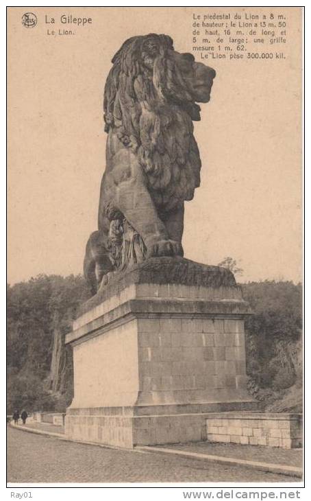 BELGIQUE - LA GILEPPE - Le Lion. - Gileppe (Stuwdam)