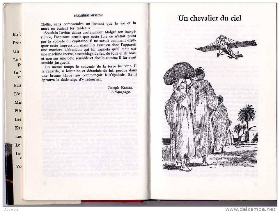 15 HISTOIRES DE L AIR  -  DIDIER DAURAT -  JOSEPH KESSEL  -  JULES ROY  -  COLONEL ROZANOFF -  ANTOINE DE SAINT EXUPERY - Avion