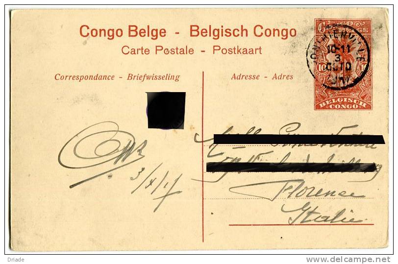 INTERO POSTALE CONGO BELGA BELGE BELGISCH LEOPOLDVILLE CHAMEAUX PORTEURS - Postwaardestukken