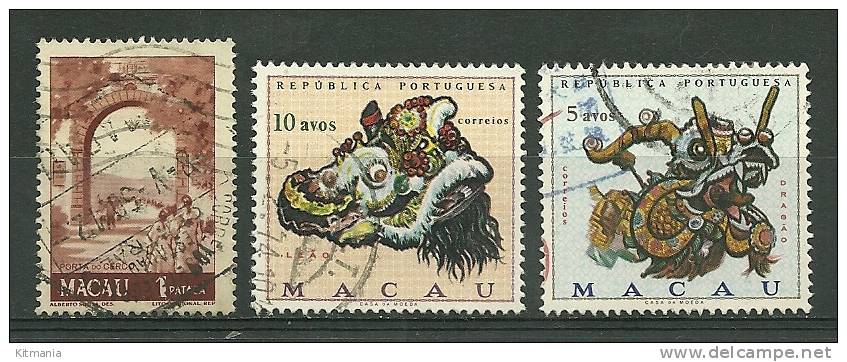 Macau #348,426,427 Used - L2967 - Used Stamps