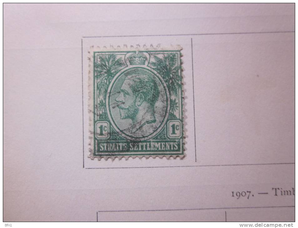 COLLECTION TIMBRES GRANDE BRETAGNE MALAISIE  DEBUT 1901 OBLITERES   AVEC CHARNIERE