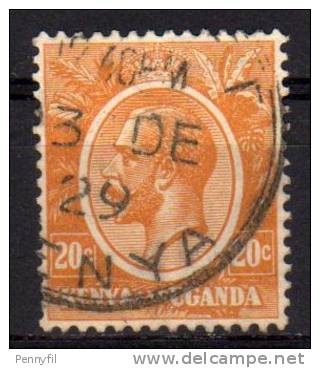 KENYA AND UGANDA - 1922/27 YT 6 USED - Kenya & Ouganda