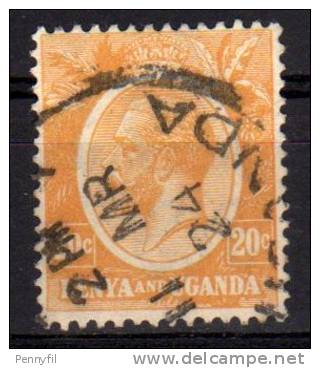 KENYA AND UGANDA - 1922/27 YT 6 USED - Kenya & Ouganda