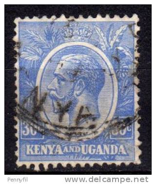 KENYA AND UGANDA - 1922/27 YT 7 USED - Kenya & Oeganda