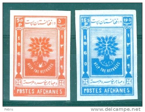 Afghanistan 1960 World Refugee Year Imperforated MNH** - Lot. 1975 - Afghanistan