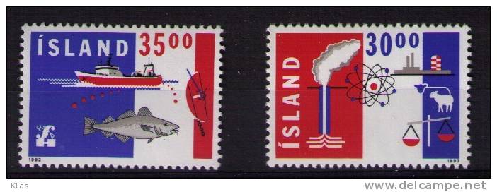 ICELAND 1992 Export Promotion MNH - Unused Stamps