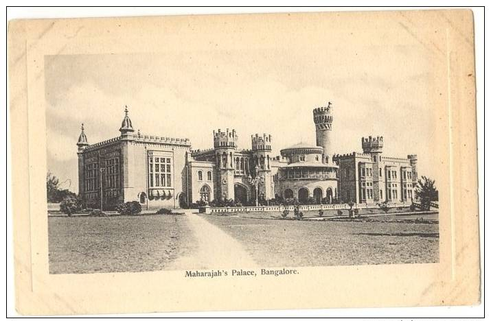 Vintage Postcard, Maharajah´s Palace, Bangalore, India (ref.#-2764e) - Inde