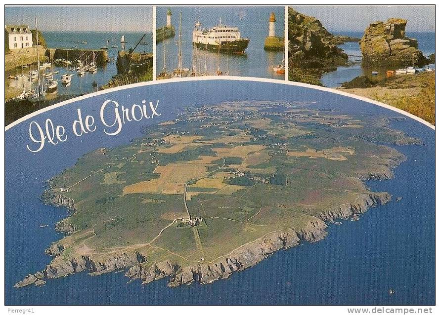 CPA-1980-56-ILE DE GROIX-MULTIVUES-LE FERRY-TBE - Groix