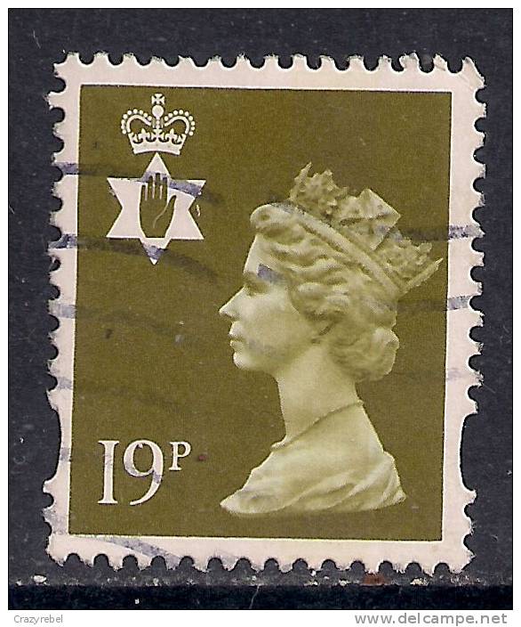 NORTHERN IRELAND GB 1993 - 2000 19p BISTRE USED MACHIN STAMP 1 CENTRE BAND SG N169..( D909 ) - Northern Ireland