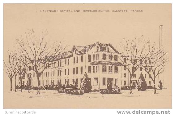 Kansas Halsted Halsted Hospital And Herzler Clinic Artvue - Sonstige & Ohne Zuordnung