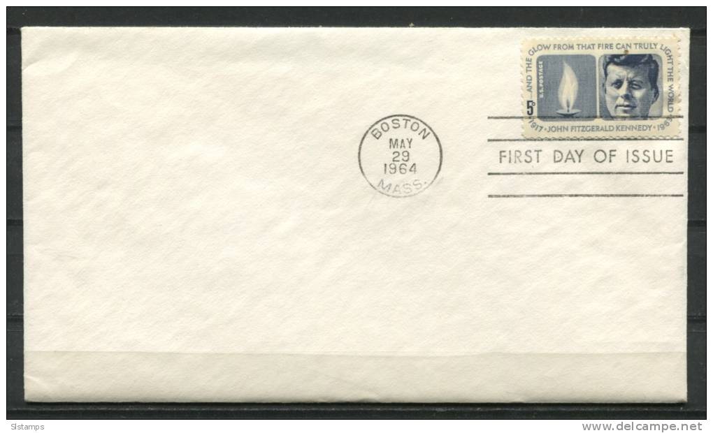 USA 1964 Cover First Day Of Issue John F. Kennedy - Marcophilie