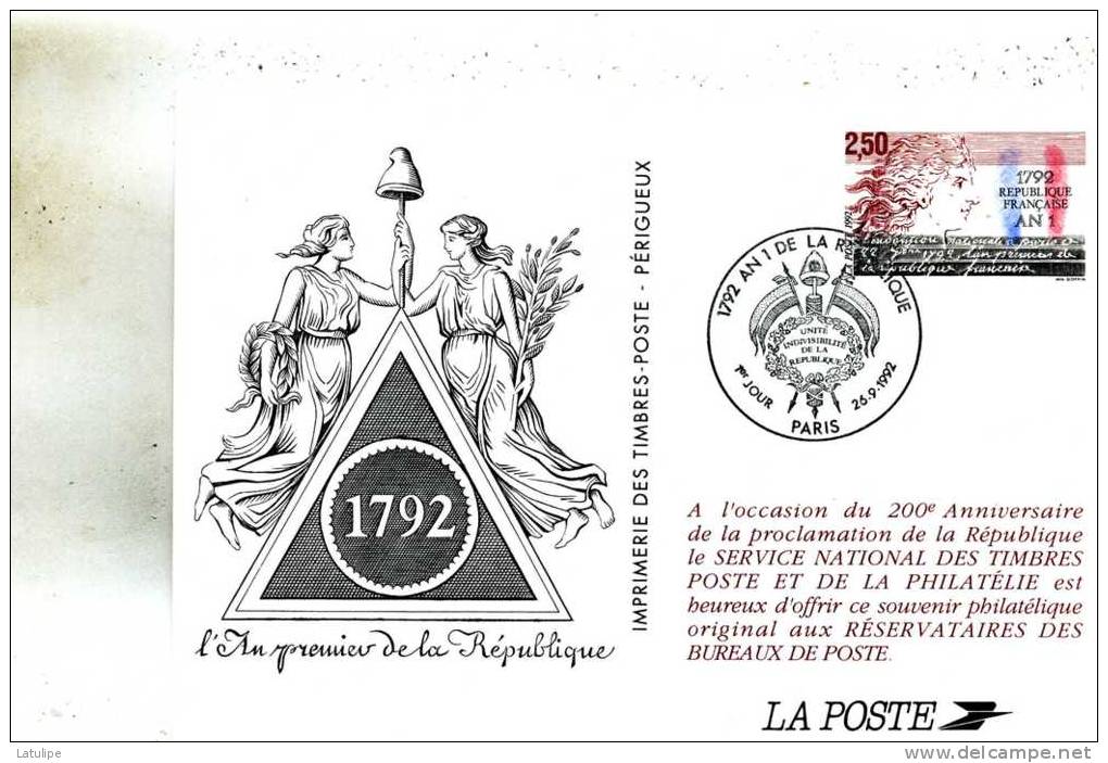 Carte Imprimerie  Des Timbres De La Poste En-1992 - Poste & Facteurs