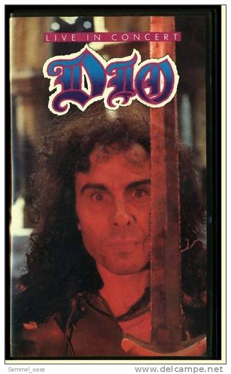 VHS Musikvideo Heavy Metal  -   Dio  Live In Concert  -  Castle Communications PLC - CMV 1012 - Von 1984 - Concert & Music