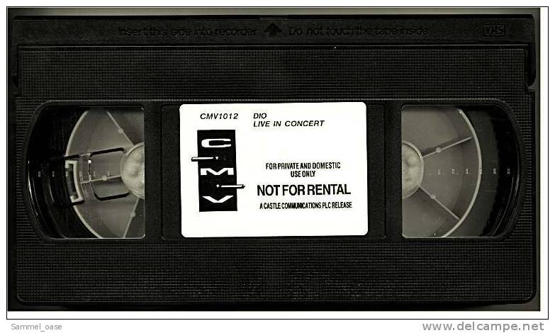 VHS Musikvideo Heavy Metal  -   Dio  Live In Concert  -  Castle Communications PLC - CMV 1012 - Von 1984 - Concert Et Musique