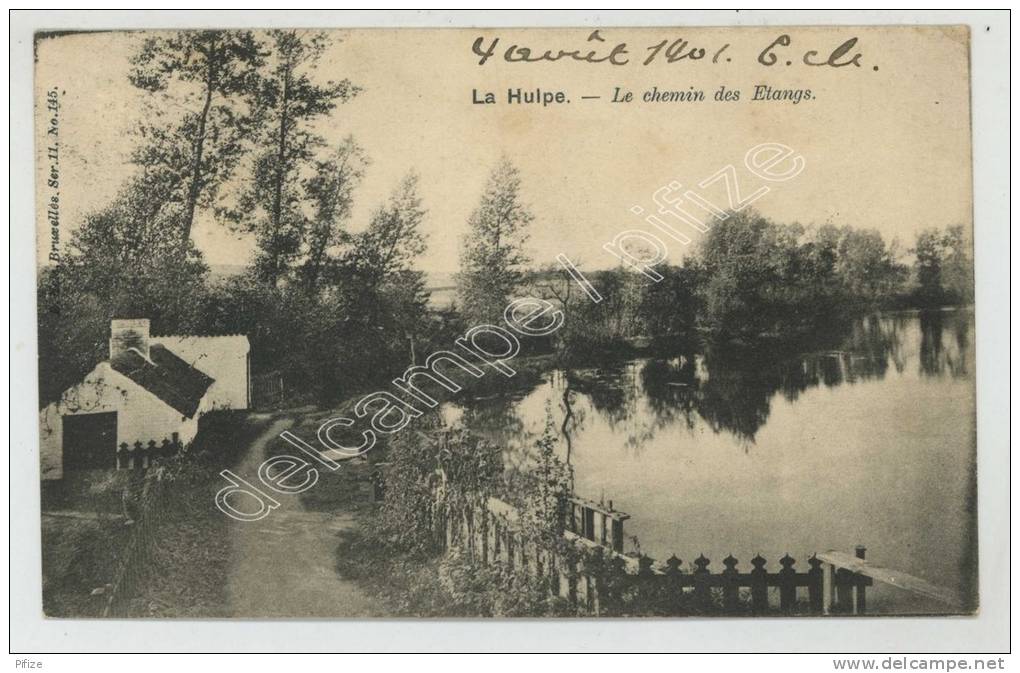 (La Hulpe) Le Chemin Des Etangs. 1901. - La Hulpe