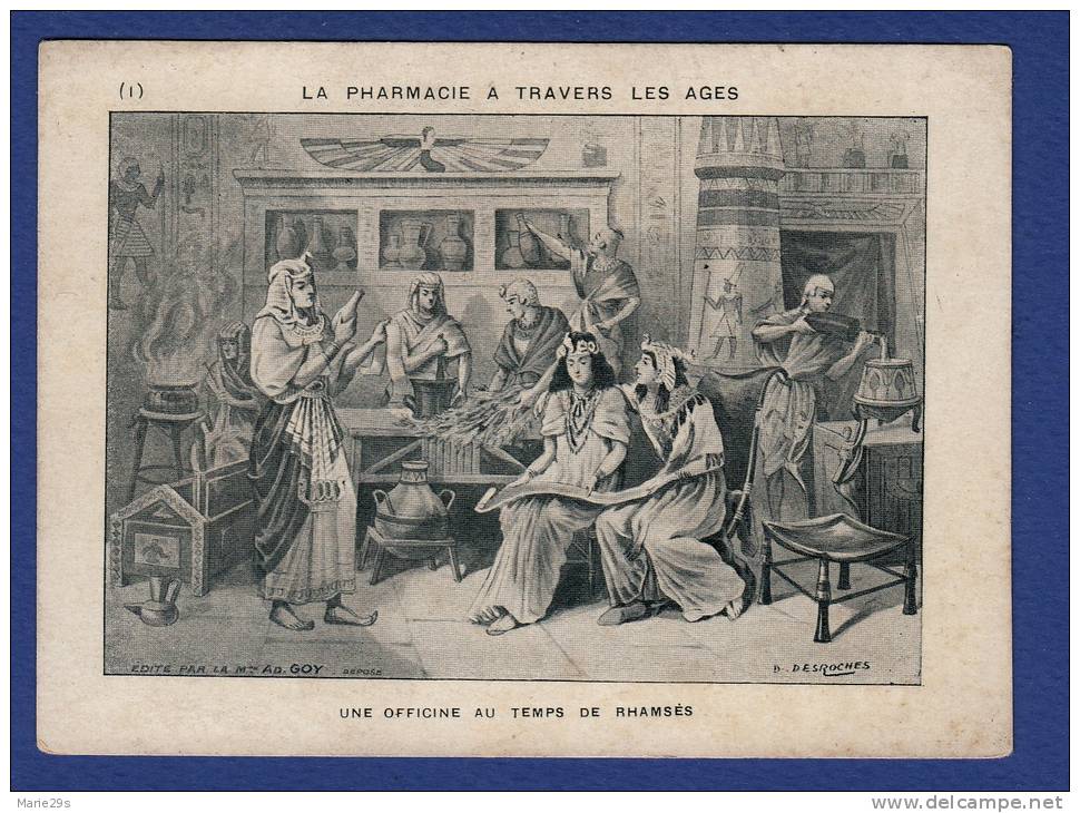 La Pharmacie à Travers Les Ages, Une Officine Au Temps De Rhamsés - Publicité