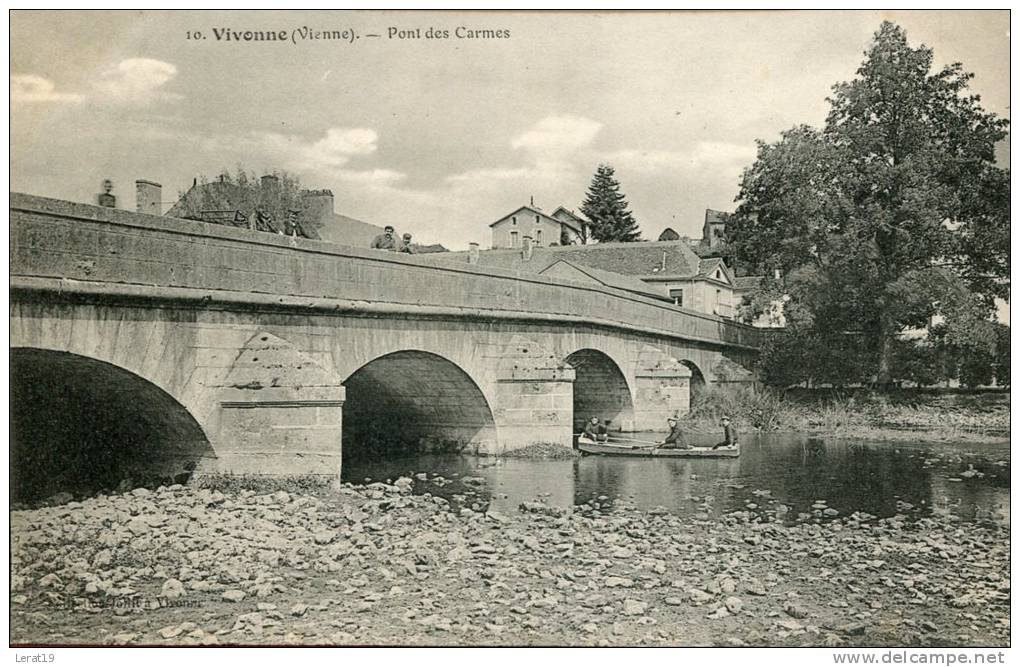 86--VIENNE-- VIVONNE    PONT DES CARMES     NON  ECRITE ‹(•¿• )› - Vivonne