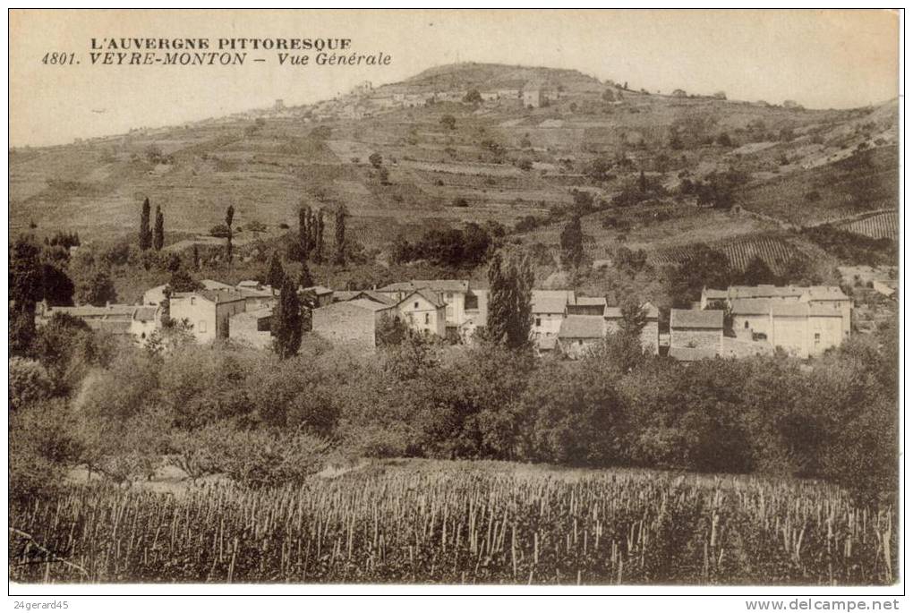 CPSM VEYRE MONTON (Puy De Dome) - Vue Générale - Veyre Monton