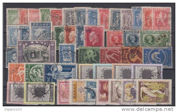 Greece 8 Complete Series & 1 Single Stamp USED - Usati