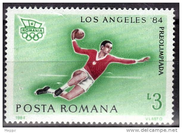 ROUMANIE   N° 3511  **   Jo 1984   Hand Ball - Hand-Ball