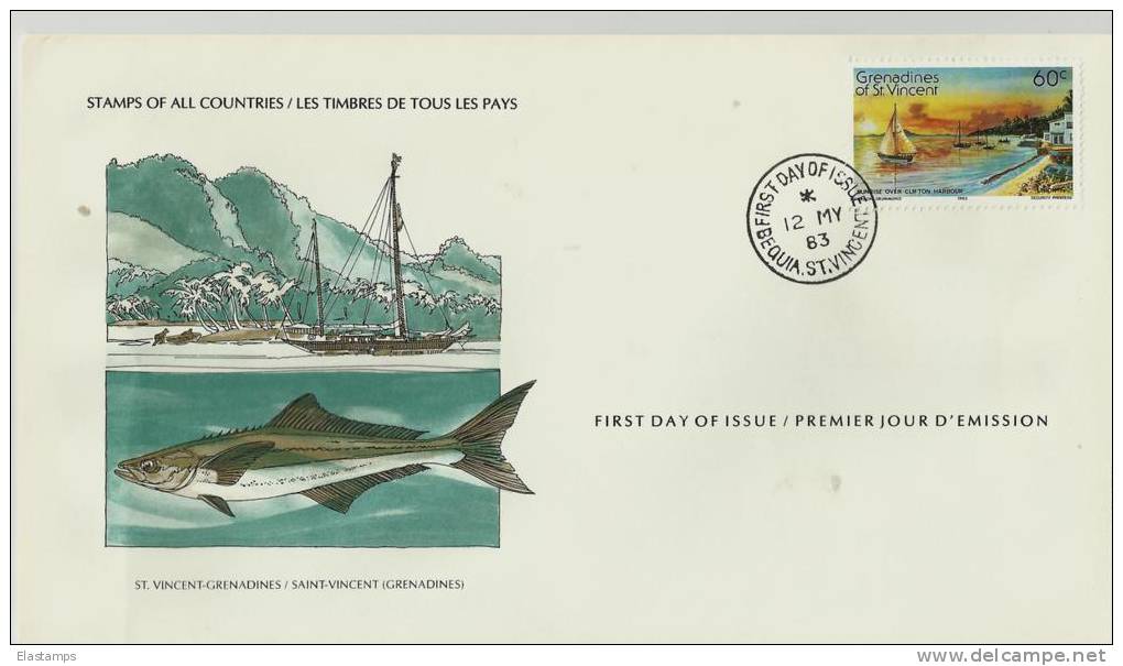 =St Vincent Und Die Grenadinen Fdc1983 - St.Vincent Und Die Grenadinen