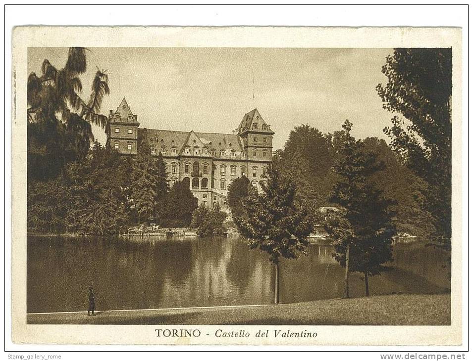 CARTOLINA - TORINO - CASTELLO DEL VALENTINO - VIAGGIATA NEL 1933 - Castello Del Valentino