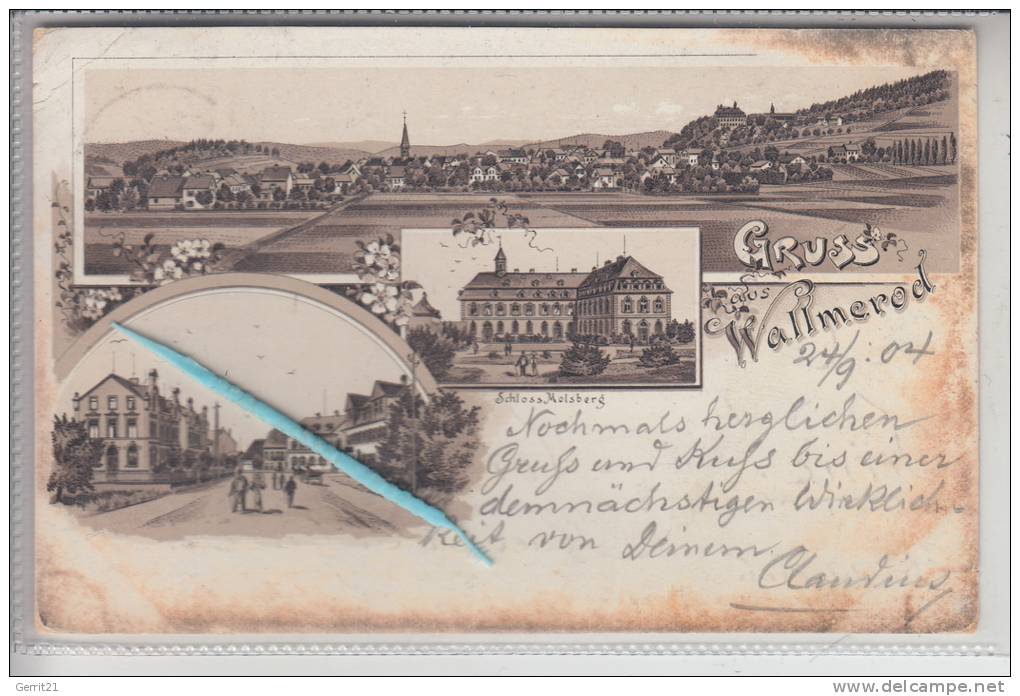 5431 WALLMEROD, Lithographie 1904, KOPIERSCHUTZ - Montabaur